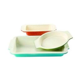 Gibson Color Splash Bakeware Set