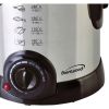 Brentwood DF-701 Electric Deep Fryer, 1-Liter, Stainless Steel