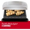 George Foreman 4-Serving Removable Plate &amp; Panini Grill - Platinum