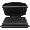 George Foreman 4-Serving Removable Plate &amp; Panini Grill - Black