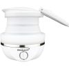 Brentwood KT-1508W Dual Voltage 120/220v 0.8L Collapsible Travel Kettle, White