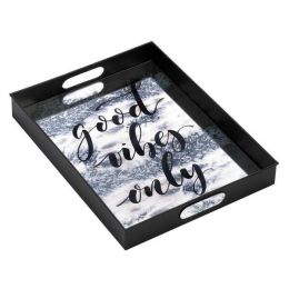 Nikki Chu South Beach Good Vibes Mirror Tray