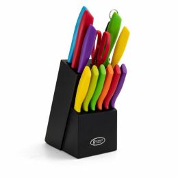 Gibson Home Color Vibes 14 Piece Cutlery Knife Set