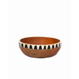 Wood Salad Bowl with Serving Utensils (Pack of 1)