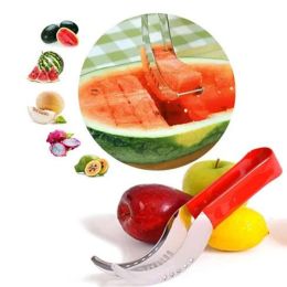 WOWZY RED Watermelon or any Melon Slicer and Cake Cutter (Pack of 1)