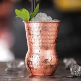 Urban Bar Tumblers In Hand Hammered Copper (Pack of 1)