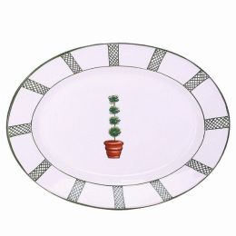 GIARDINO Serving Oval Platter (Pack of 1)