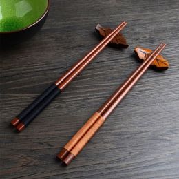 Handmade Japanese Natural Chestnut Wood Sushi Chopsticks (Pack of 1)