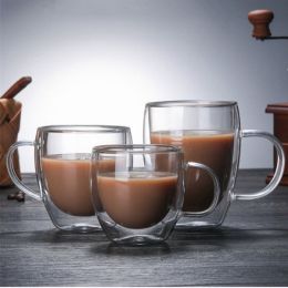 Double Wall Glass Mug (Pack of 1)