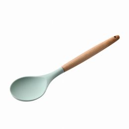 Silicone Kitchenware With Wooden Handle (Pack of 1)