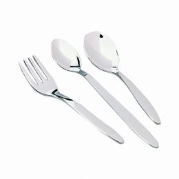3 Piece Flatware Set, Nickle Plated (Pack of 1)