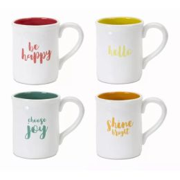 Mug (Set of 4) 5"H Stoneware