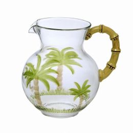 Acrylic Serving Pitcher with Bamboo Handle 3 qt (Pack of 1)