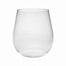 Acrylic Stemless wine glass - clear Set of 4