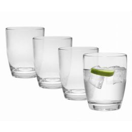 Acrylic set of 4 - Clear color 14 oz DOF tumblers