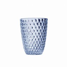 Acrylic Diamond Cut DOF - Blue 12 oz. Set of 4