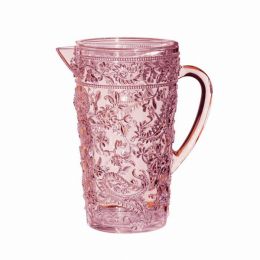 Acrylic Paisley Pitcher - Pink 2.5 qt (Pack of 1)