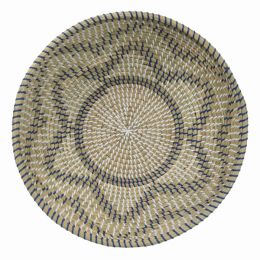 Plutus Brands Seagrass Tray in Multi-Colored Natural Fiber (Pack of 1 Piece)