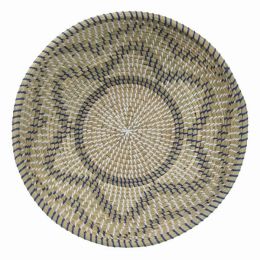 Plutus Brands Seagrass Tray in Multi-Colored Natural Fiber (Pack of 1 Piece)