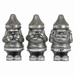 Plutus Brands Gnome Decoration in Colored Resin Set (Pack of Set of 3)