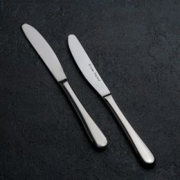 [ Set of 24 ] DINNER KNIFE 8.5" | 22 CM WHITE BOX PACKING
