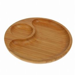 [ Set of 6 ] 2 SECTION PLATTER 8" | 20.5 CM