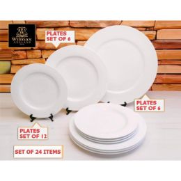 FINE DINNING 24 PIECE PROFESSIONAL ENTERTAINING SET FOR 6 WL-555002 (Pack of 1 Set of 24)