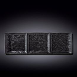 [ Set of 3 ] RECTANGULAR 3 SECTION DISH 16" X 5" | 40.5 X 13 CM