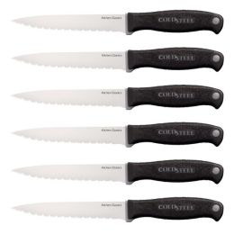 Cold Steel Six Steak Knife Set (Kitchen Classics)